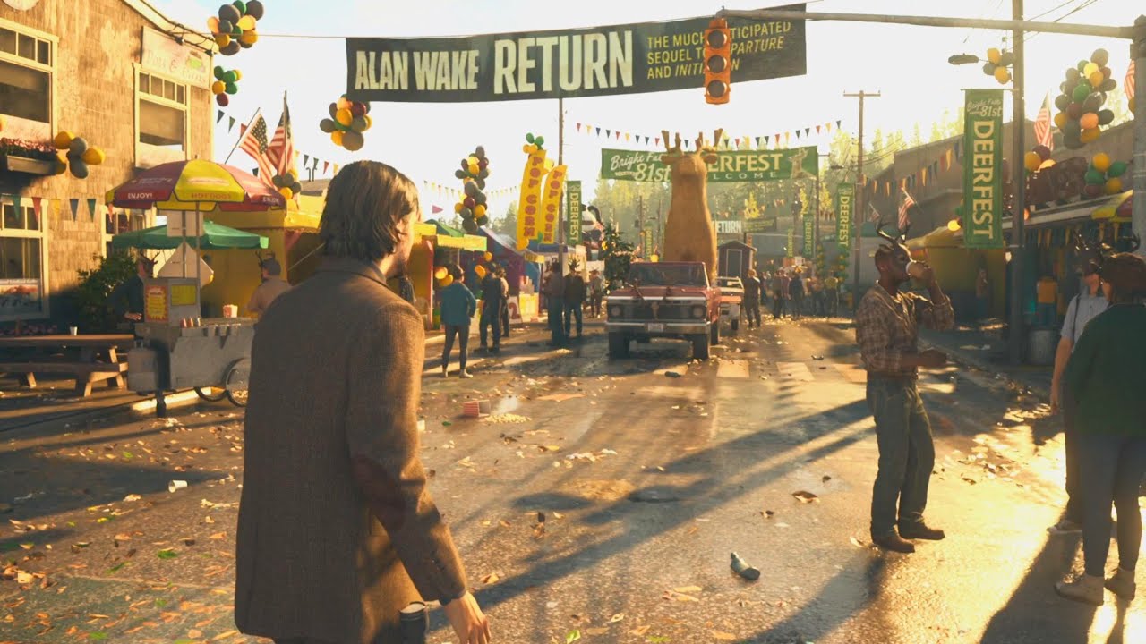 Explore bright falls | Get a copy of return | Alan Wake 2