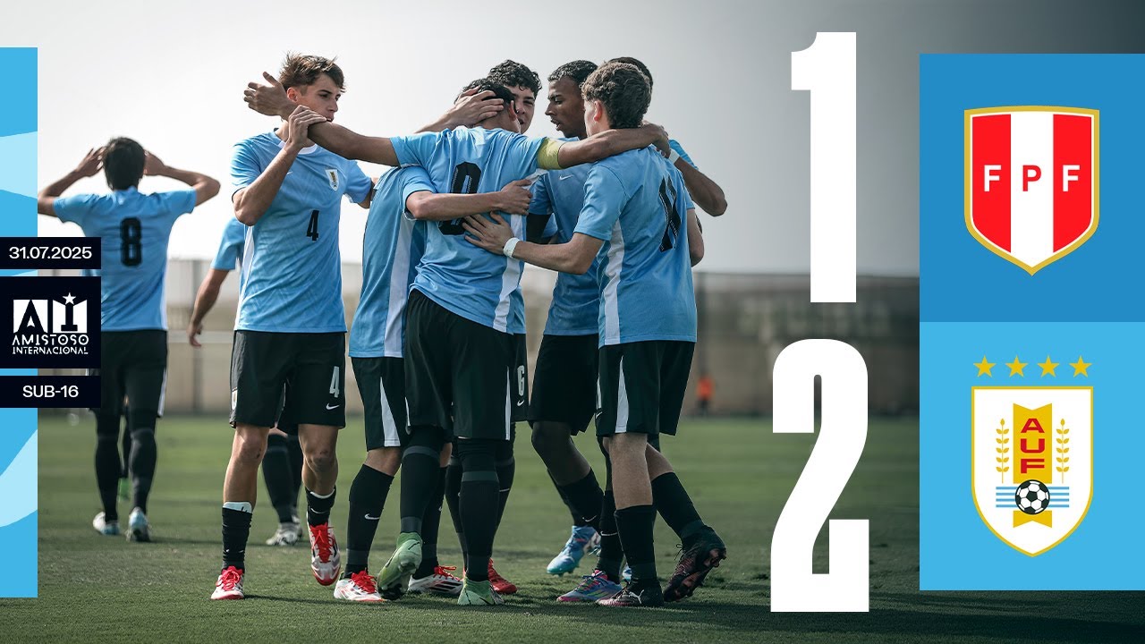 Per&uacute; 1-2 Uruguay | Selecci&oacute;n Sub-16 | Amistoso Internacional 2025 | #AUFTV