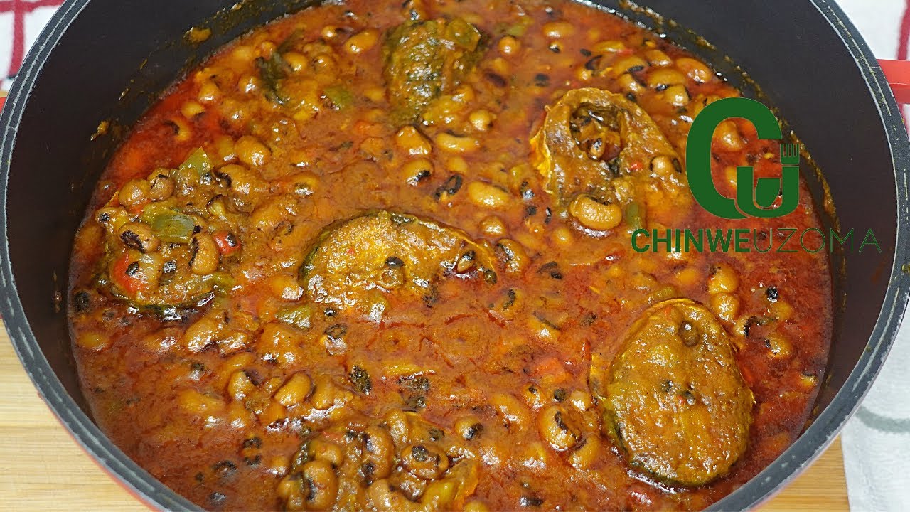 Nigerian Fried Bean | Stewed Beans Everyone Will Love - Chinwe Uzoma Kitchen
