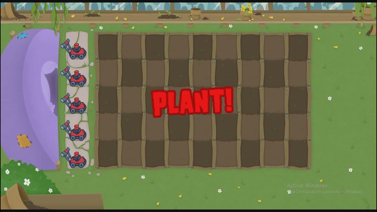 Un fangame de Plantas contra zombies