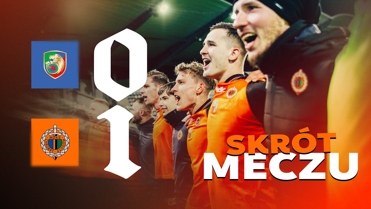 Betclic 1 Liga: Miedź Legnica - Chrobry Głogów 0:1 | skrót
