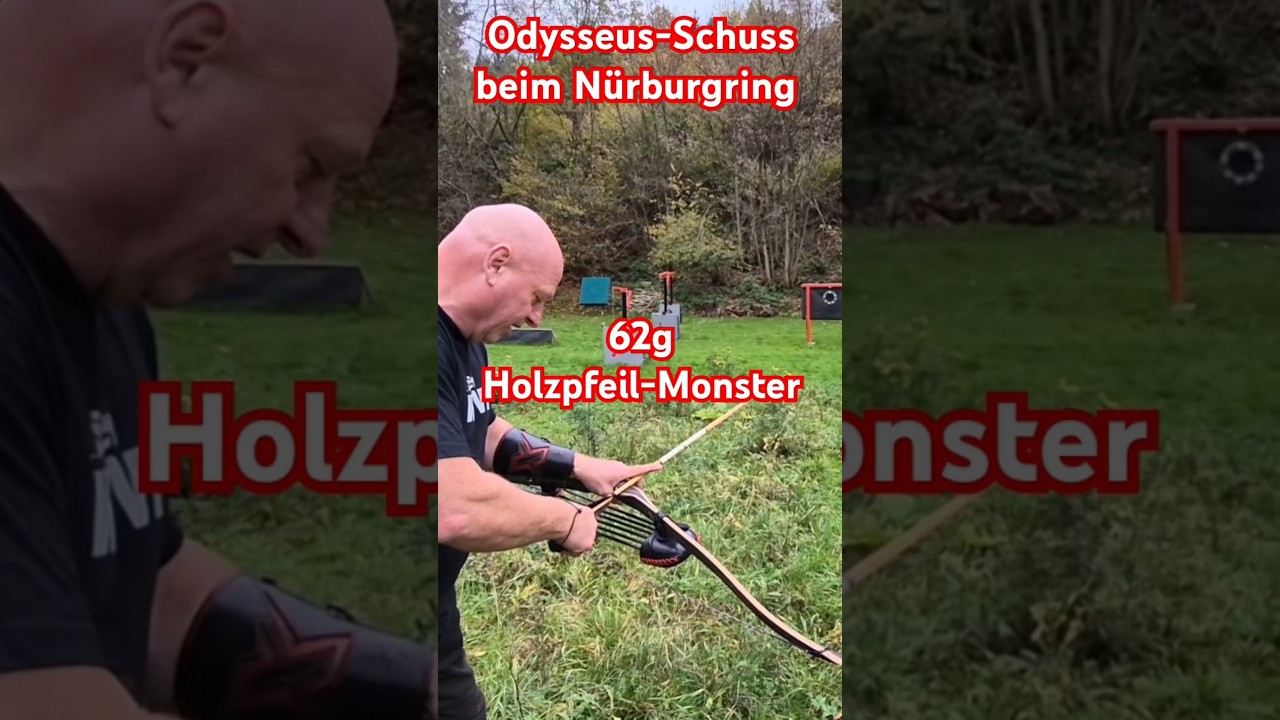 HOLZPFEIL-MONSTERTEST #love #archery
