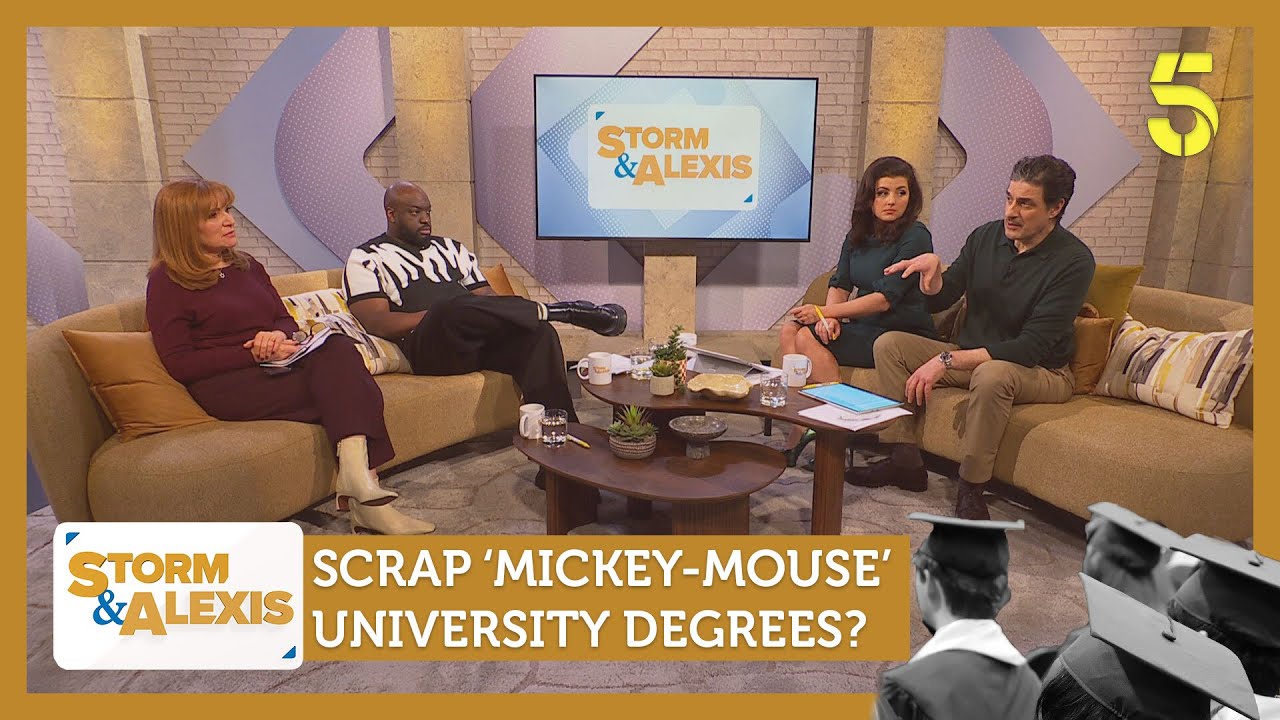Scrap 'Mickey Mouse' university degrees? Feat. Alexis Conran & Angela Epstein | Storm & Alexis