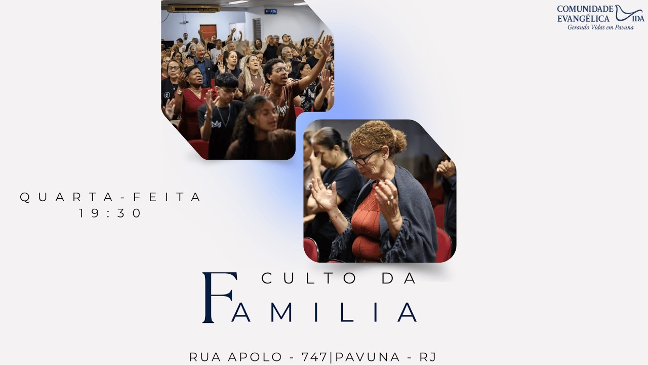 CULTO DA FAMÍLIA - 04/03/2026
