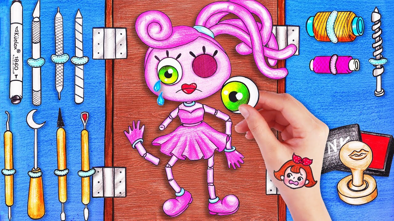 Poppy Playtime MOMMY LONG LEGS Plastic Surgery - How To Fix Doll  || 인형을 고치는 방법