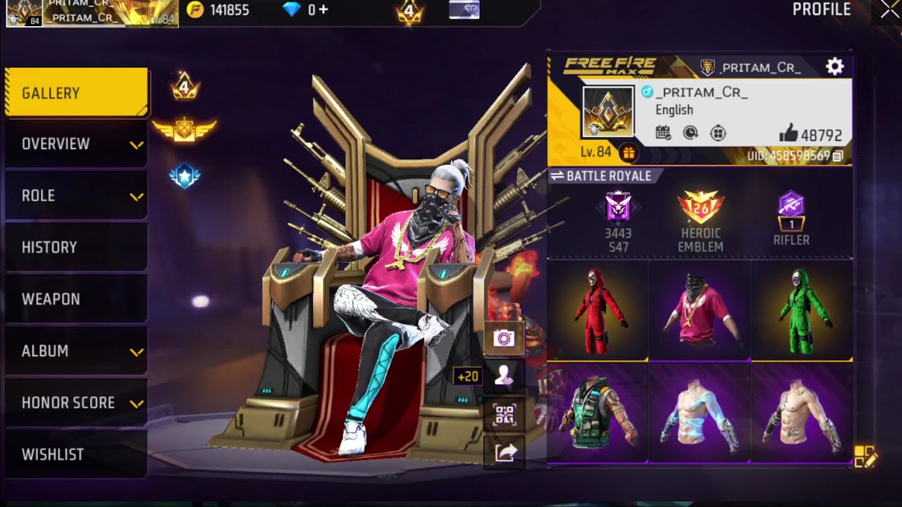 KAISE HO SAB LOG GARENA FREE FIRE MAX LIVE! _PRITAM_CR_YT IS LIVE! #_PRITAM_CR_YT