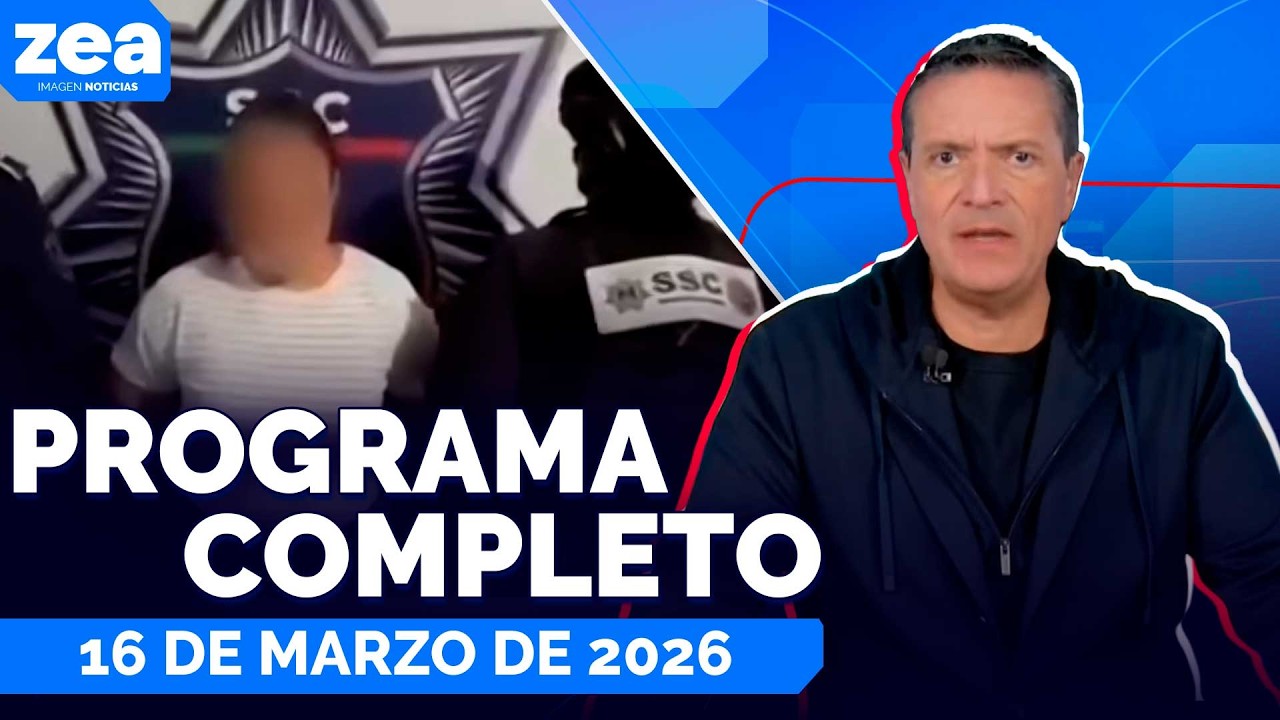 Noticias con Francisco Zea | Programa completo 16 de marzo de 2026