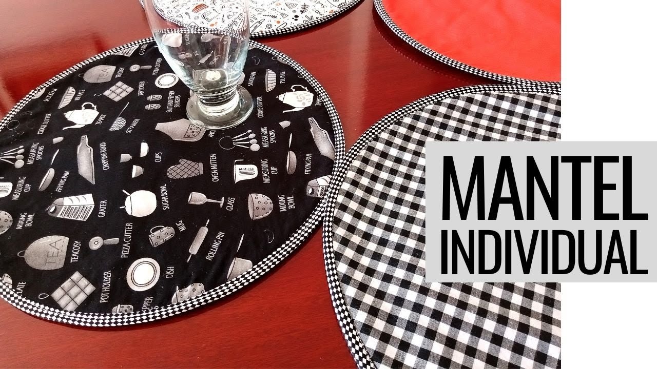 Idea de cómo hacer mantel individual  reversible  🎃 Muy fácil Celebración Halloween