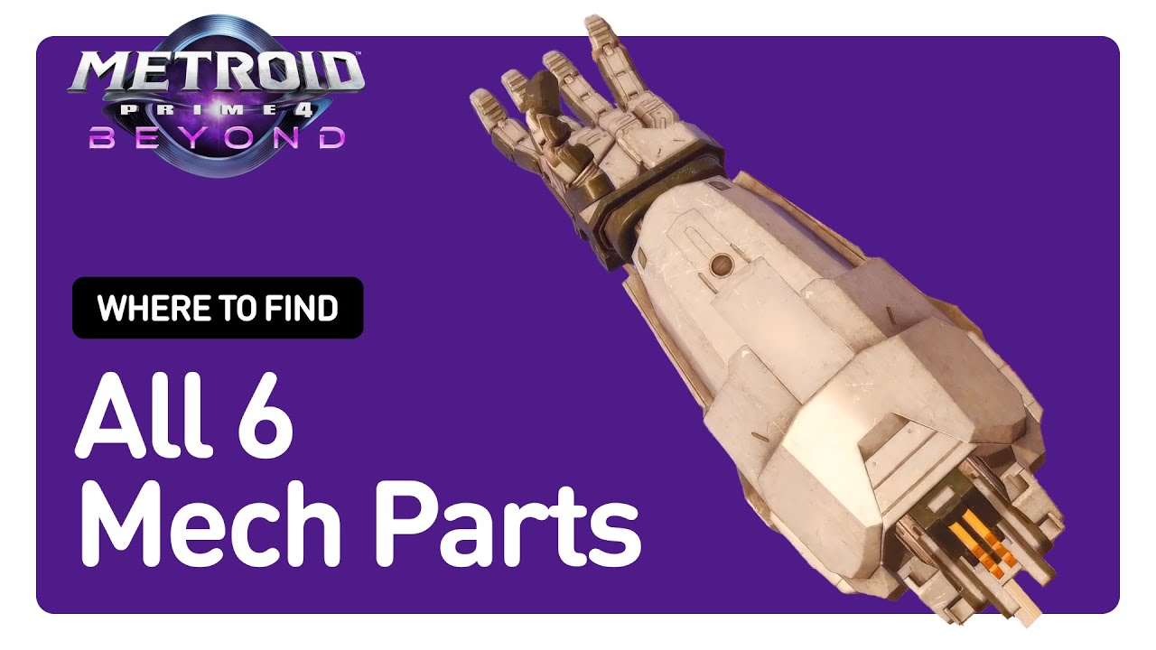 All 6 Mech Part Locations and How To Get Them | Metroid Prime 4: Beyond (Walkthrough Guide)