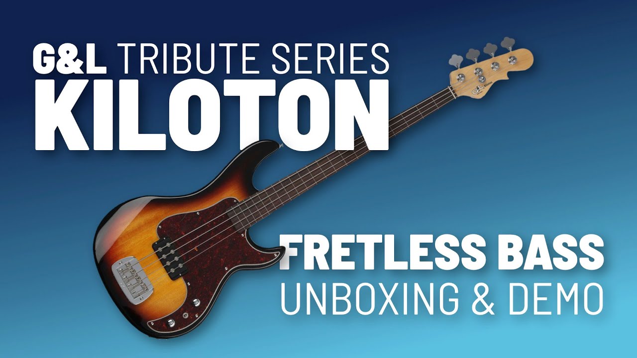 G&L Tribute Series Kiloton Fretless Bass Unboxing and Demo