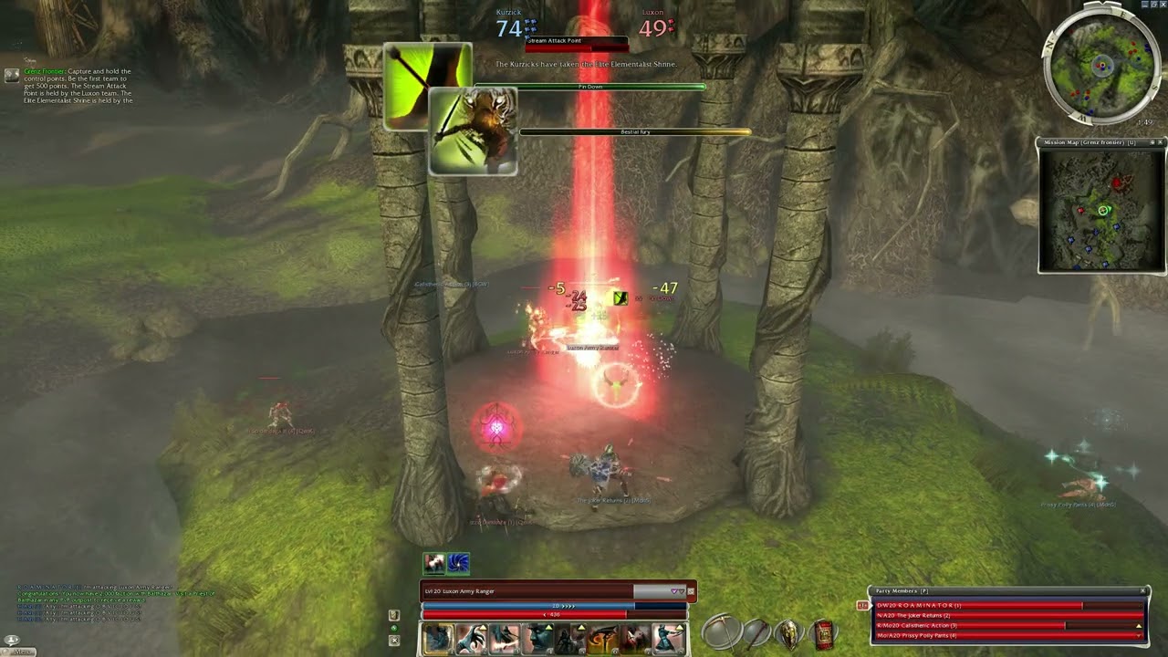 Guild wars 1 Alliance battle AB - High score vs good teams 500-66
