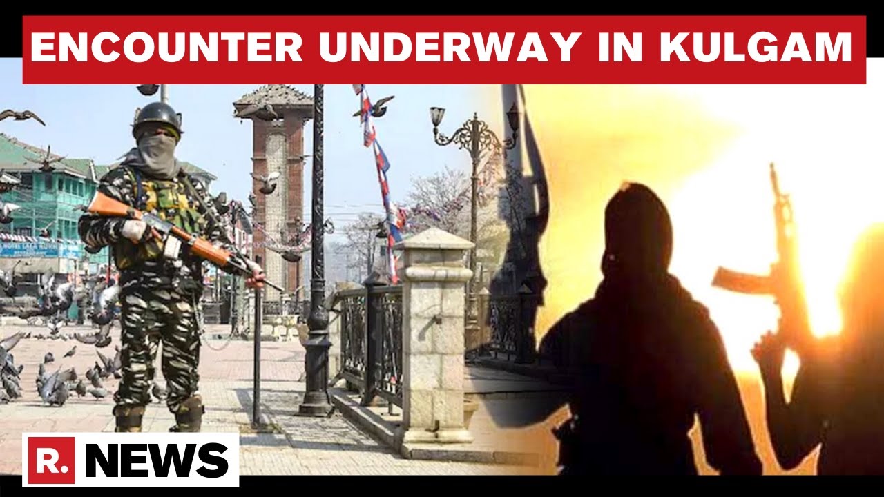 J&K: Security Forces Eliminate Terrorist In Kulgam; Another Trapped | Encounter Underway
