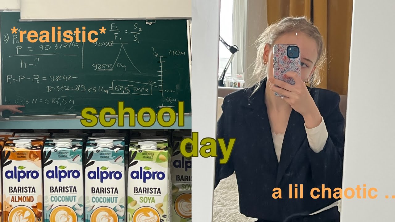 a realistic school day vlog 