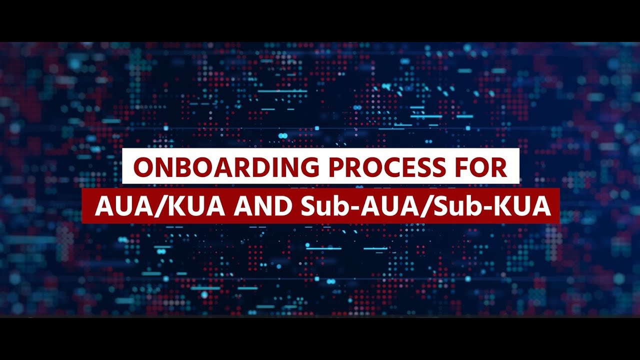 Процесс адаптации Aadhaar для AUA/KUA и суб-AUA/суб-KUA