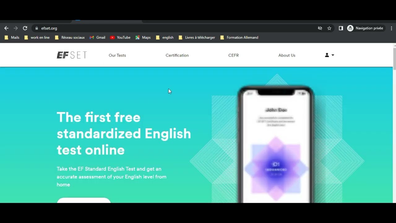 Become Certified in English for free