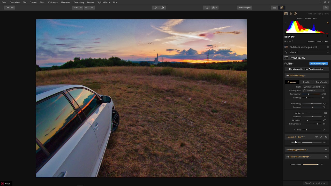 Luminar 2018 Windows Workflow