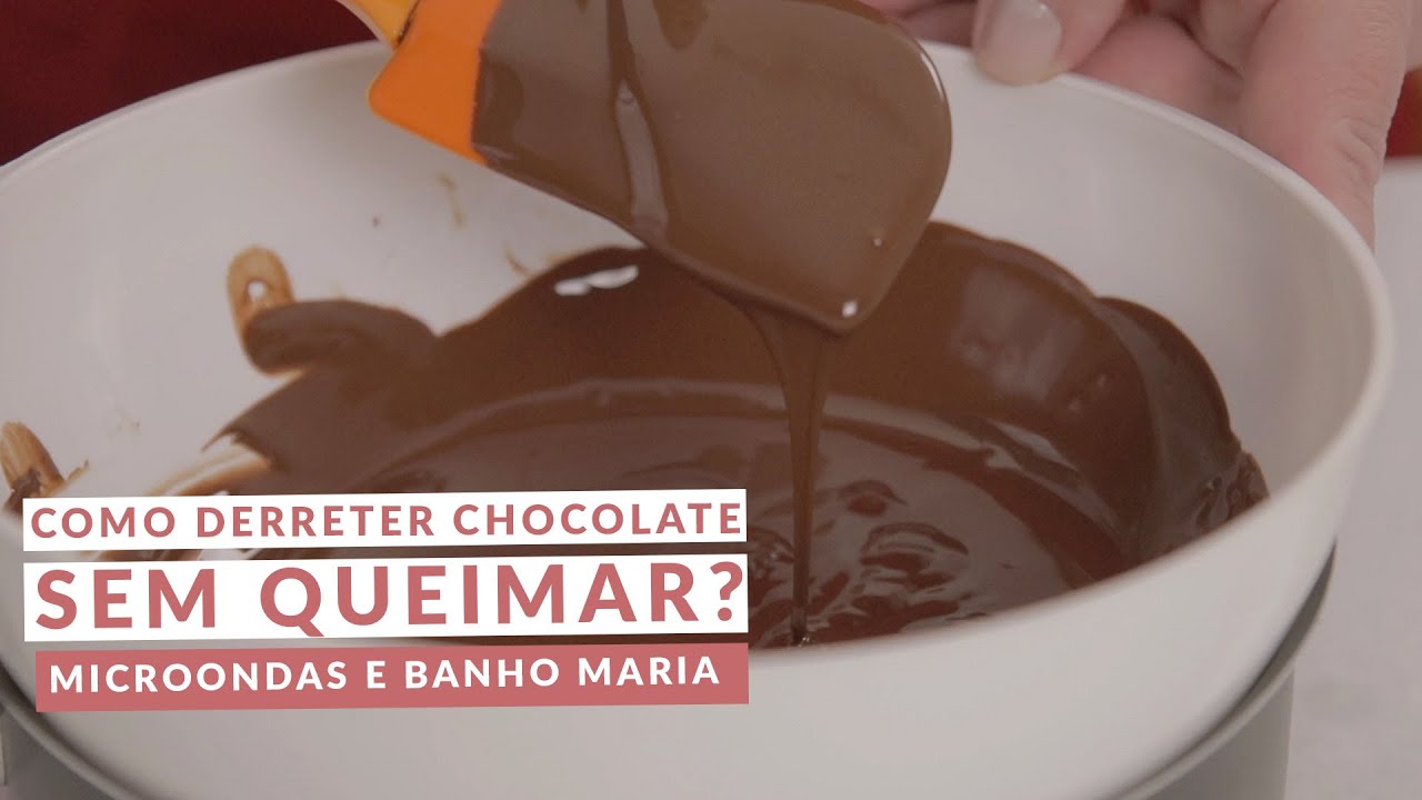 COMO DERRETER O CHOCOLATE SEM QUEIMAR NO MICROONDAS OU BANHO-MARIA? - LOJA SANTO ANTONIO