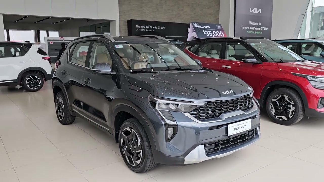 📣 Kia Sonet X-line ថ្មី អាច​បញ្ឆះពីចំងាយ -smart Key-ប្រព័ន្ធសាកអត់ខ្សែ​ ☎️098 943 623 telegram