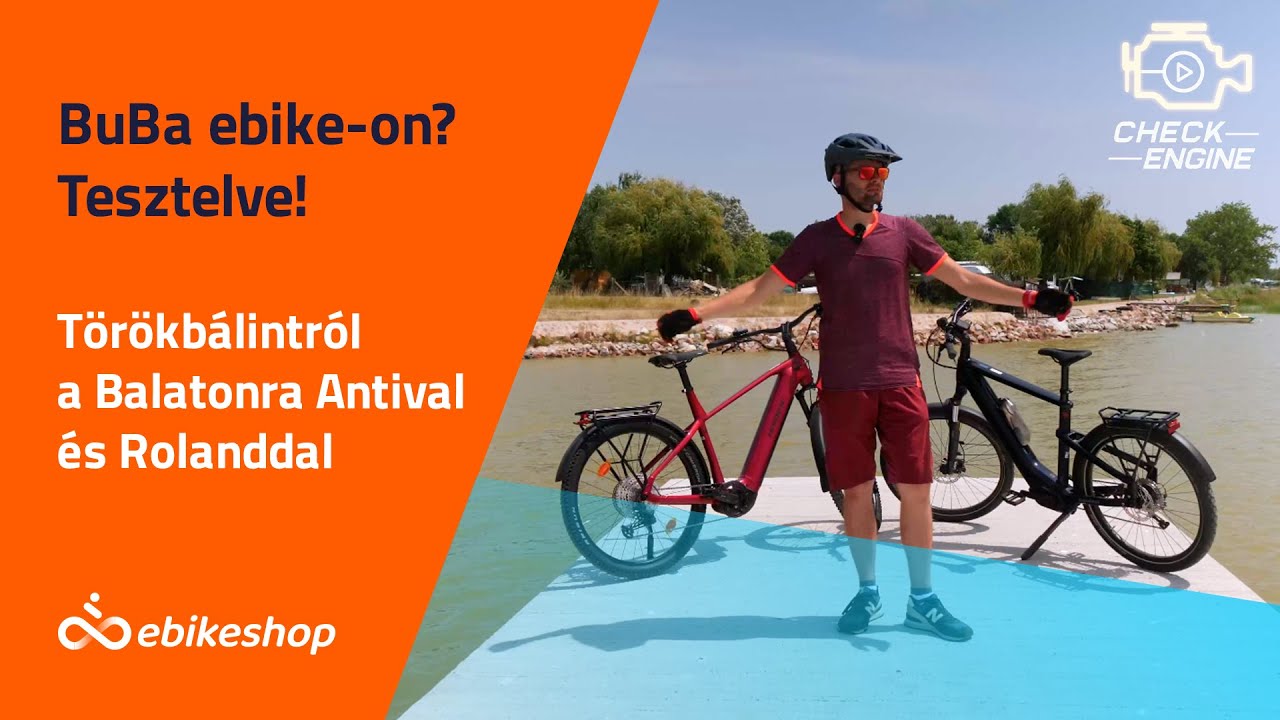 BuBa ebike-on? Tesztelve! | Check Engine ft. Ebikeshop