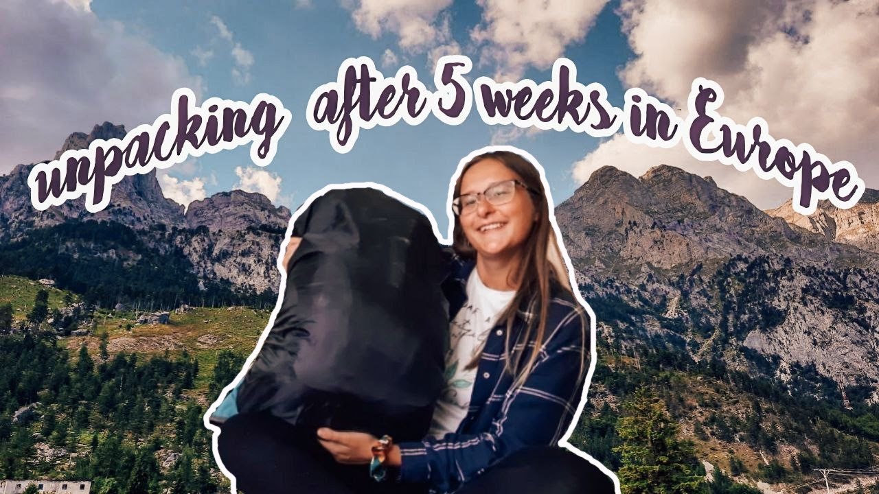 Unpacking my backpack after 5 weeks backpacking Europe