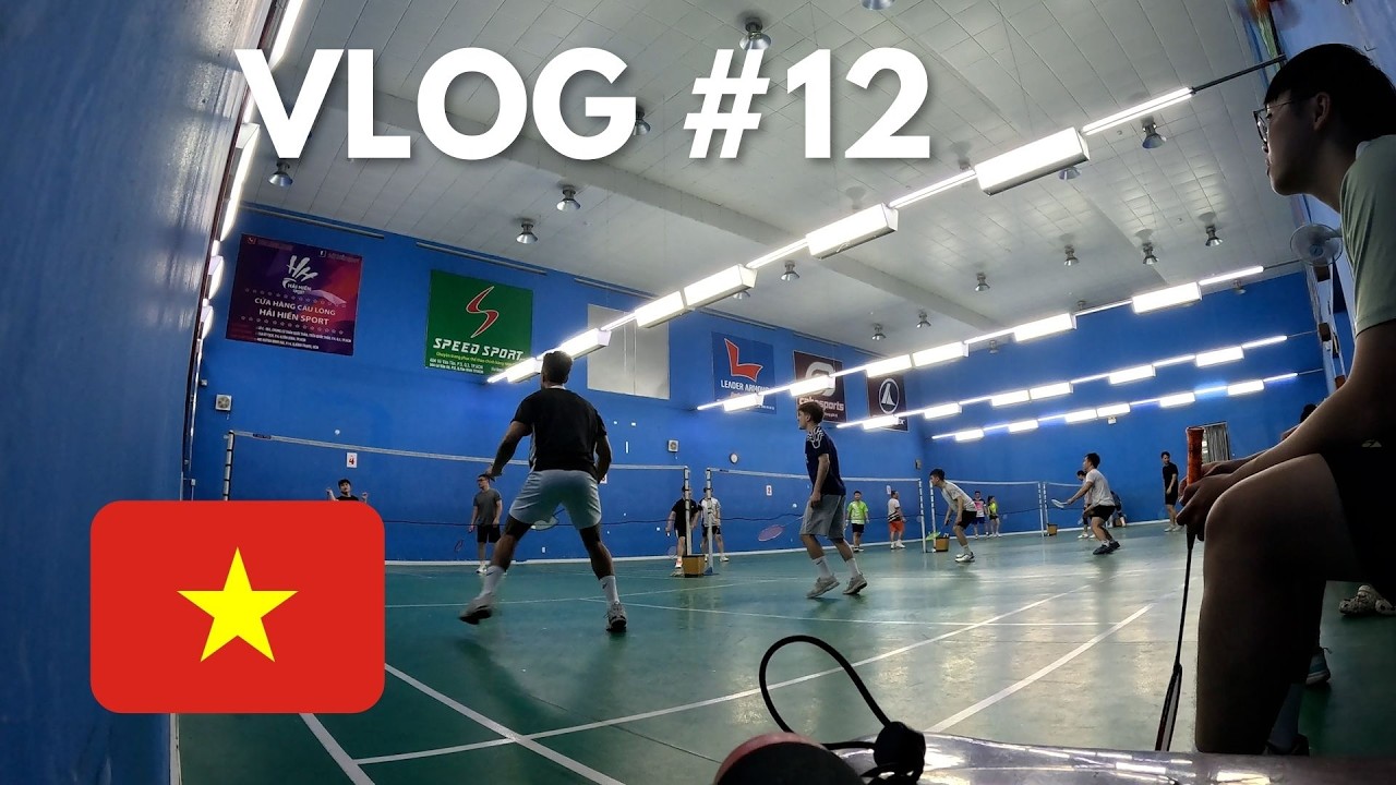 VLOG #12 - SOIREE BADMINTON !! (un carnage...) 🏸🇻🇳