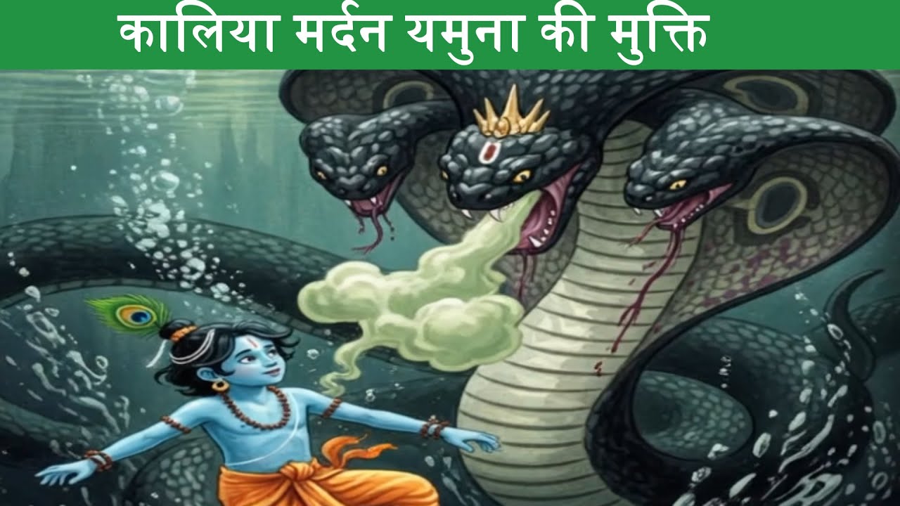कालिया मर्दन और यमुना की मुक्ति | श्रीकृष्ण की अद्भुत लीला | Krishna | Kaliya Naag Mardan Story