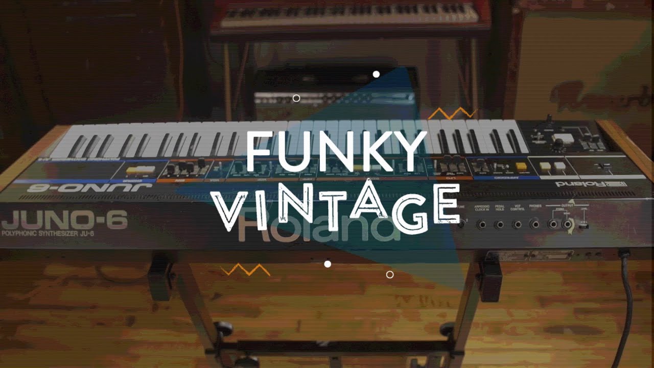 Funky Vintage: Roland Juno-6 Polyphonic Analog Synthesizer