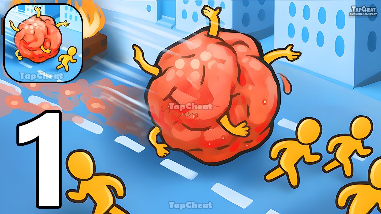 Meat Ball Monster Rampage - Gameplay Walkthrough Part 1 MeatBall City Rampage (iOS, Android)