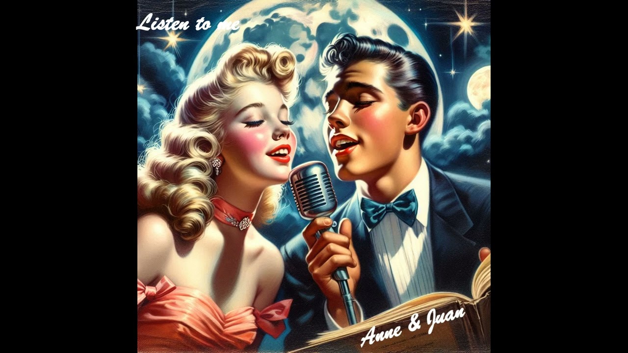 Listen to me💖DOO WOP LOVE SONG 50/60s💕GREAT ROMANTIC BALLAD NOSTALGIA VINTAGE 💘 by Anne & Juan 💕✨✨✨