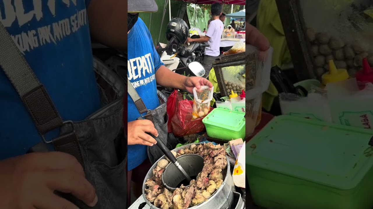 Bakso ayam tetelan daging sapi cuma 10 ribu bakso gerobakan omset jutaan di bulan puasa