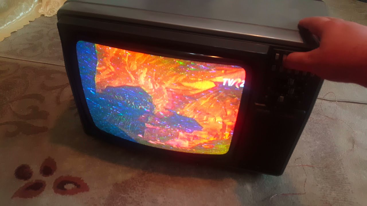 Vintage TV CRT Colors Philips (Germany)