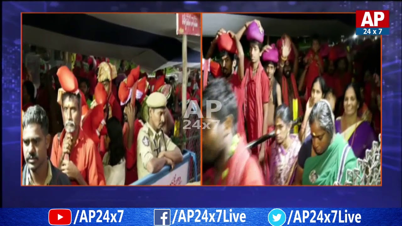 Huge Devotees Rush in Durga Temple | Vijayawada | Andhra Pradesh Latest News | AP24x7