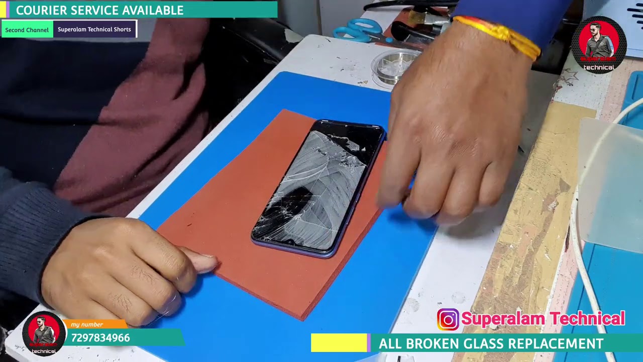 Oppo A15 Broken Glass Replacement | Oppo A15 glass Restoration