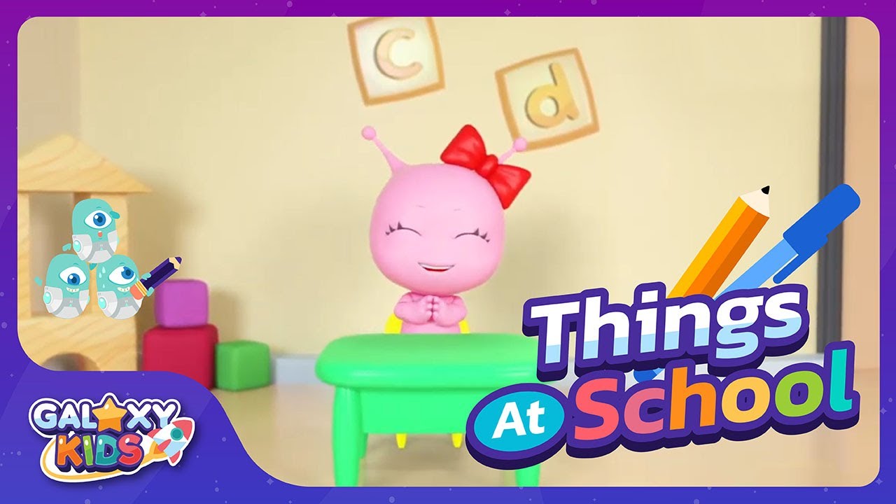 Things in the Classroom Song | School Objects Song | School Things Song | School Song for Kids