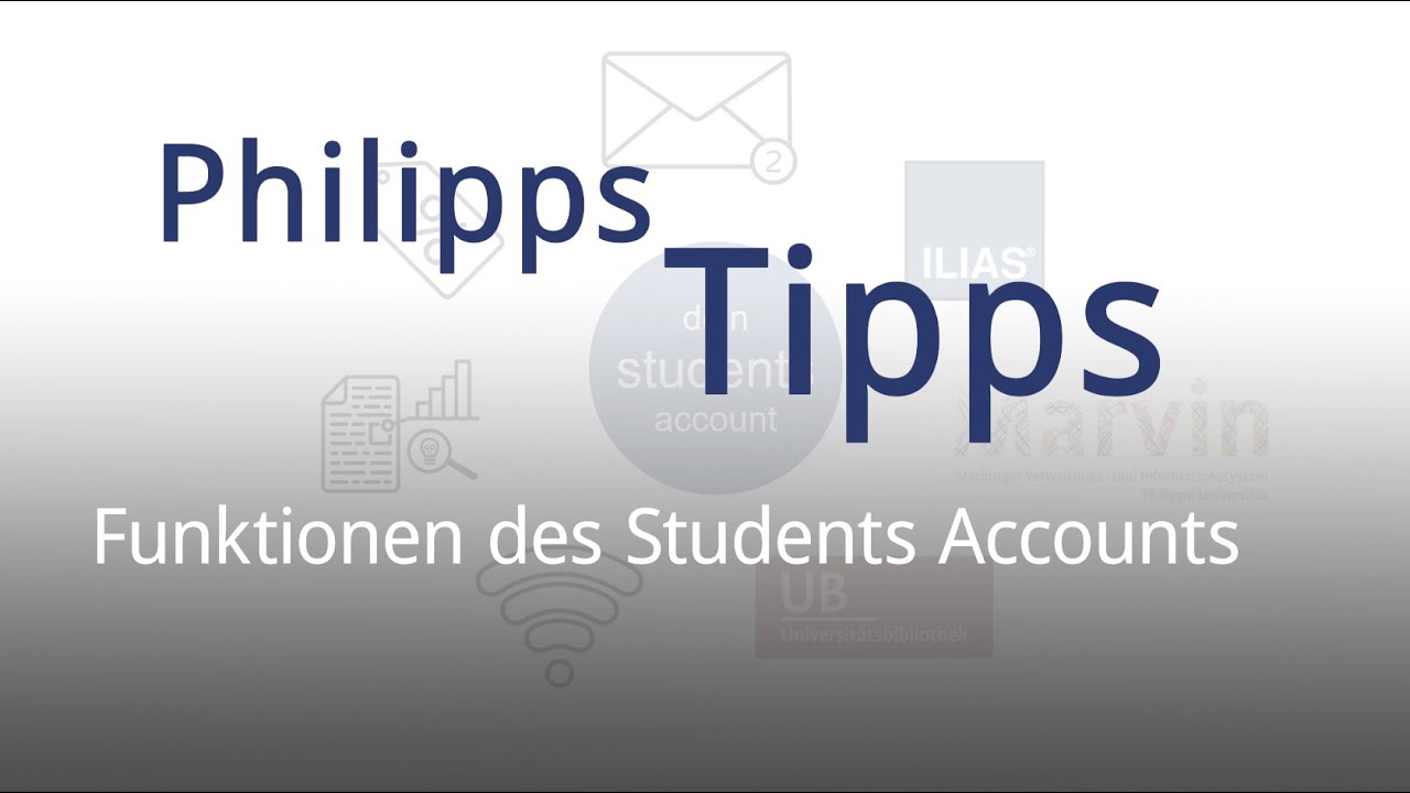 Funktionen des Student Accounts