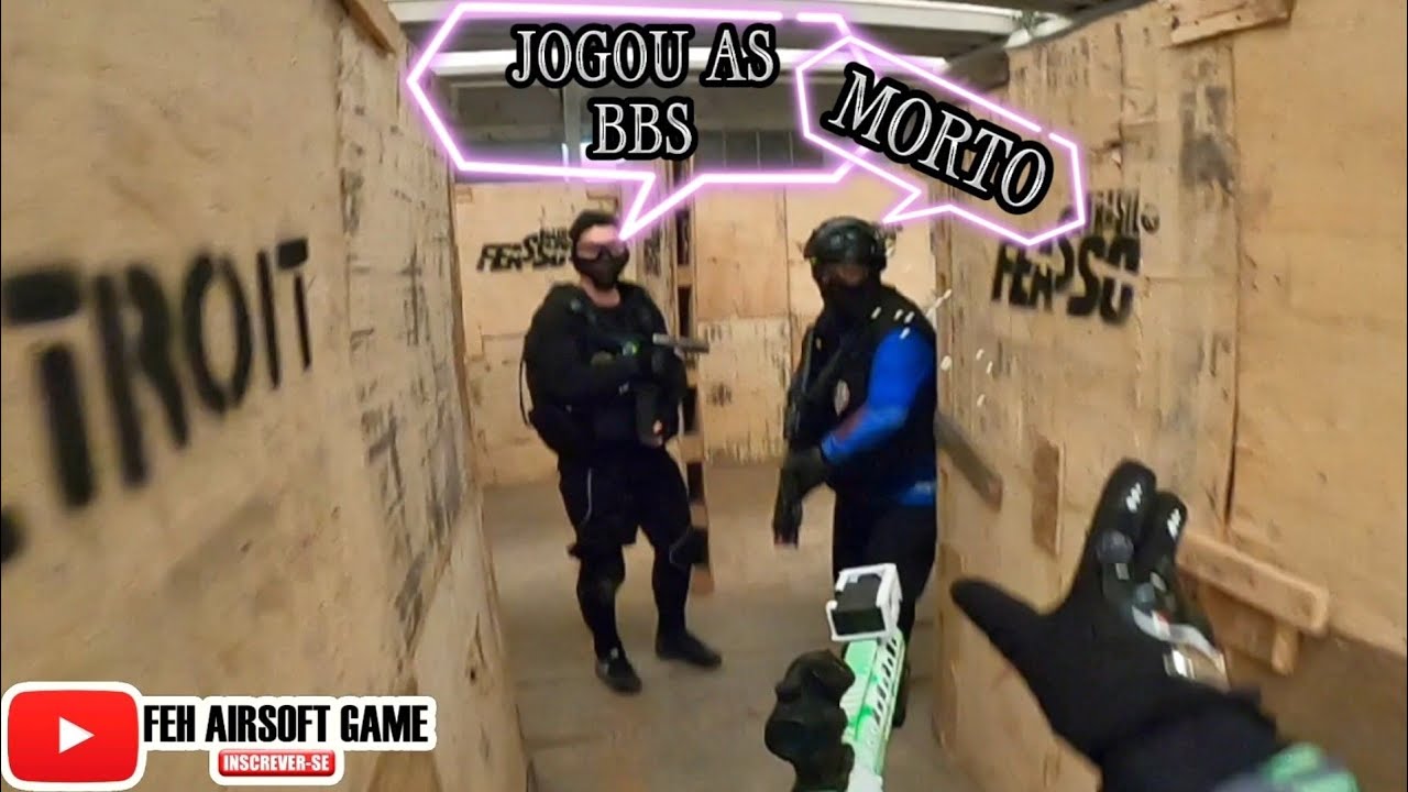 Aniversário do time The Old Boys no campo Detroit Airsoft  joguei as bbs com a mão