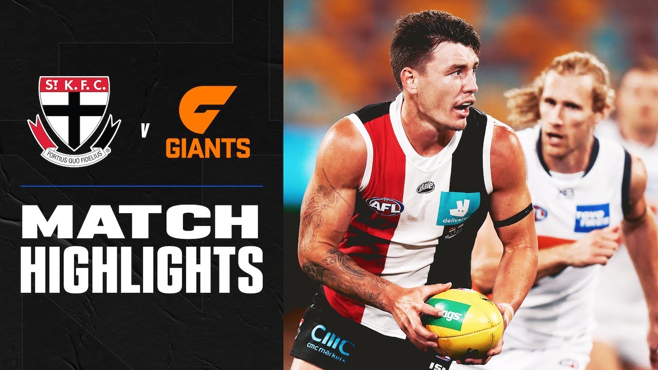 St Kilda v GWS Giants Highlights | Round 18, 2020 | AFL