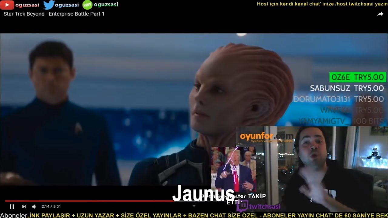 OĞUZ SASİ STAR TREK İZLİYOR