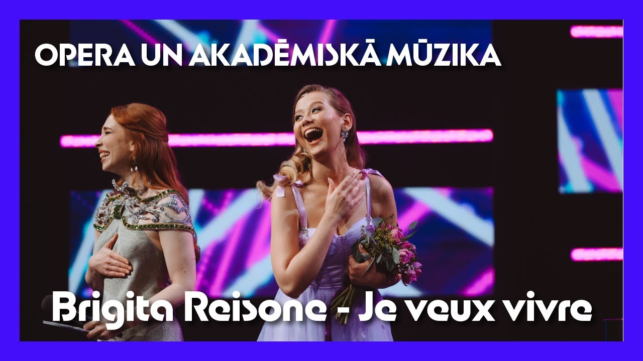 Brigita Reisone - Je veux vivre  | Pārdziedi mani! | Operas un akadēmiskās mūzikas žanrs