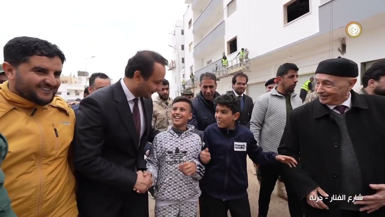 زيارة قيادية للمشاريع في درنة برفقة رئيس البرلمان الليبي ورئيس الحكومة