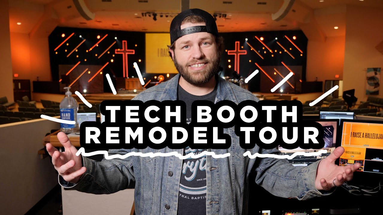 Tech Booth Remodel Tour - Ideas for Your Church