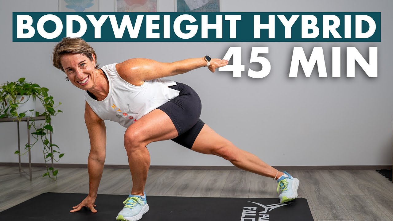 45 Min Bodyweight Workout | Hybrid Training – Kraft & Mobilität