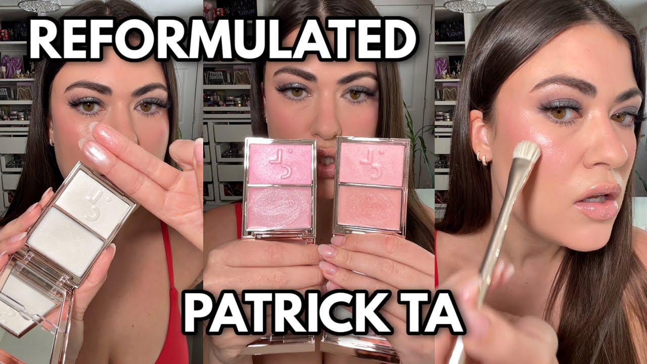 Patrick Ta REFORMULATED Highlighter Duos! ⭐ Review & Comparison (old vs new)