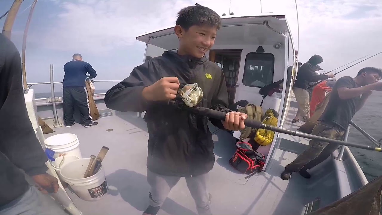 Ankeny Street Sport Fishing Charter @ Half Moon Bay Huge Vermilion Lingcod Rock Cod
