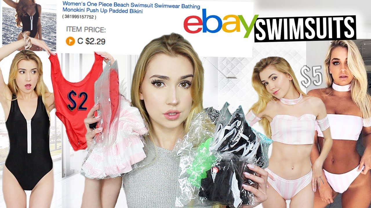 TRYING ON $2-7 BIKINIS FROM EBAY!? | HOW!! Are they any good??