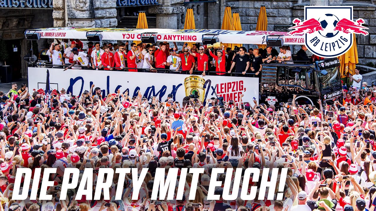 Leipzig we love you | The cup party through the city after the DFB cup final 2023