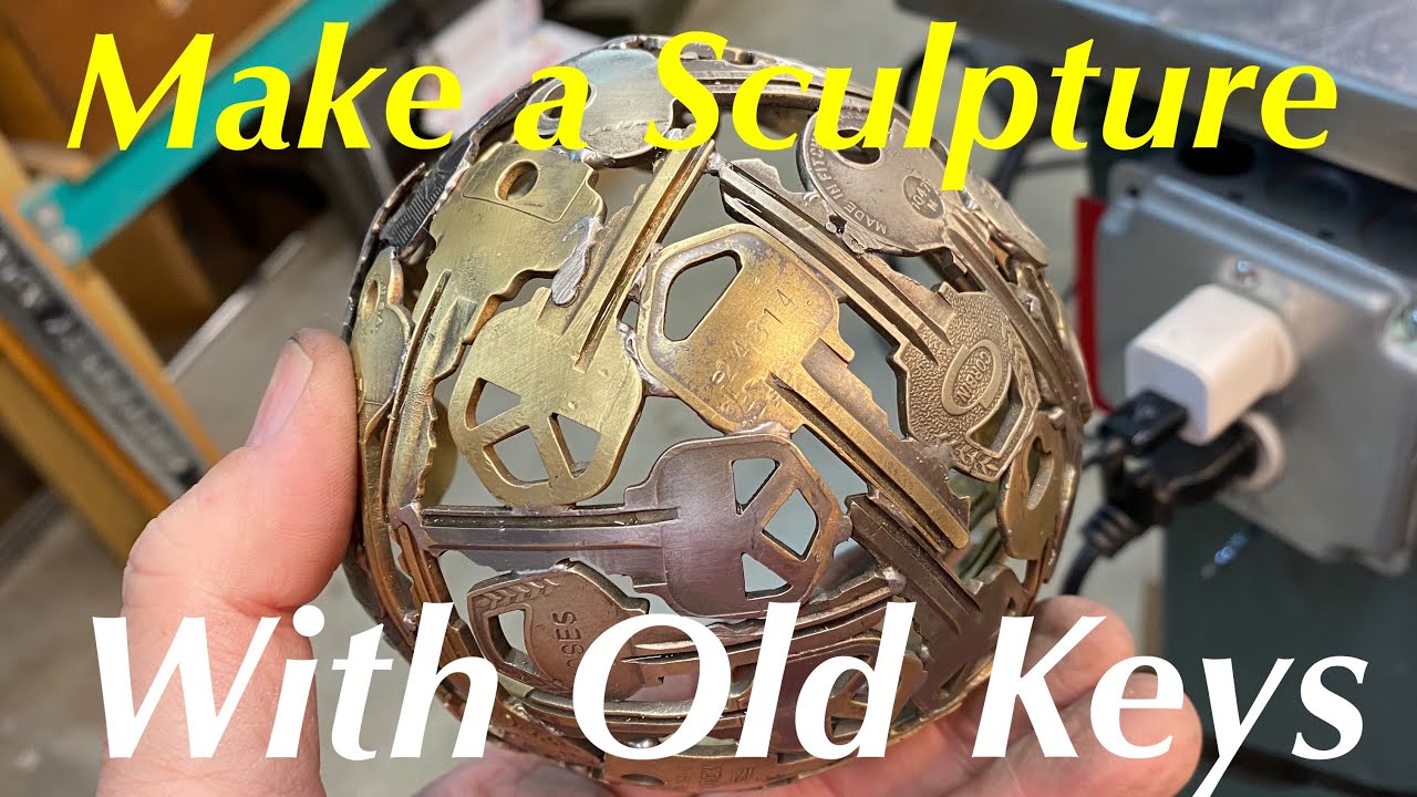 Make a Sculpture By Soldering Old Keys Together