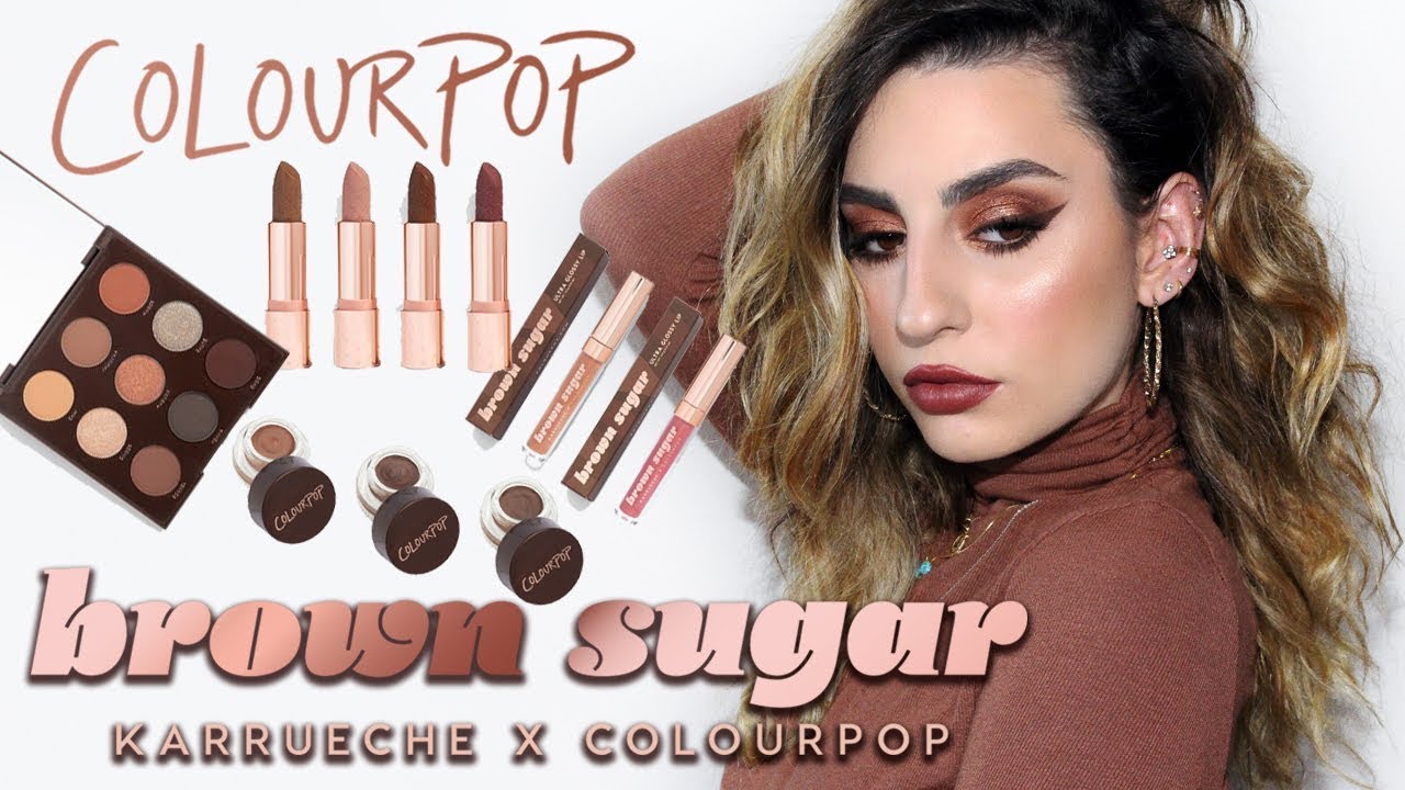Colourpop x Karrueche Brown Sugar Collection: Swatches & Demo!