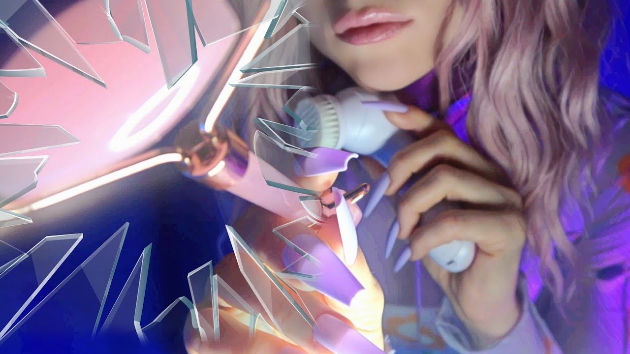 ASMR Your Face is Glass (Face Treatment, Whispering, RP, Tapping)