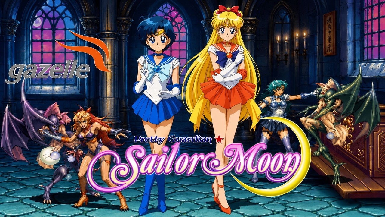 Pretty Soldier Sailor Moon-2Players No Death ALL